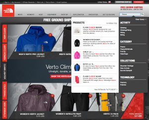 Visit The North Face and type fleece into the search box